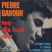 ピエール・バルー：PIERRE BAROUH / TES DIX HUIT ANS 【7inch】EP AZ FRANCE盤 ORG.